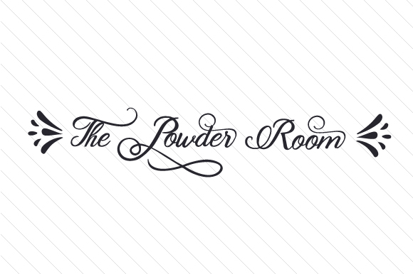 The Powder Room SVG Cut file by Creative Fabrica Crafts · Creative Fabrica
