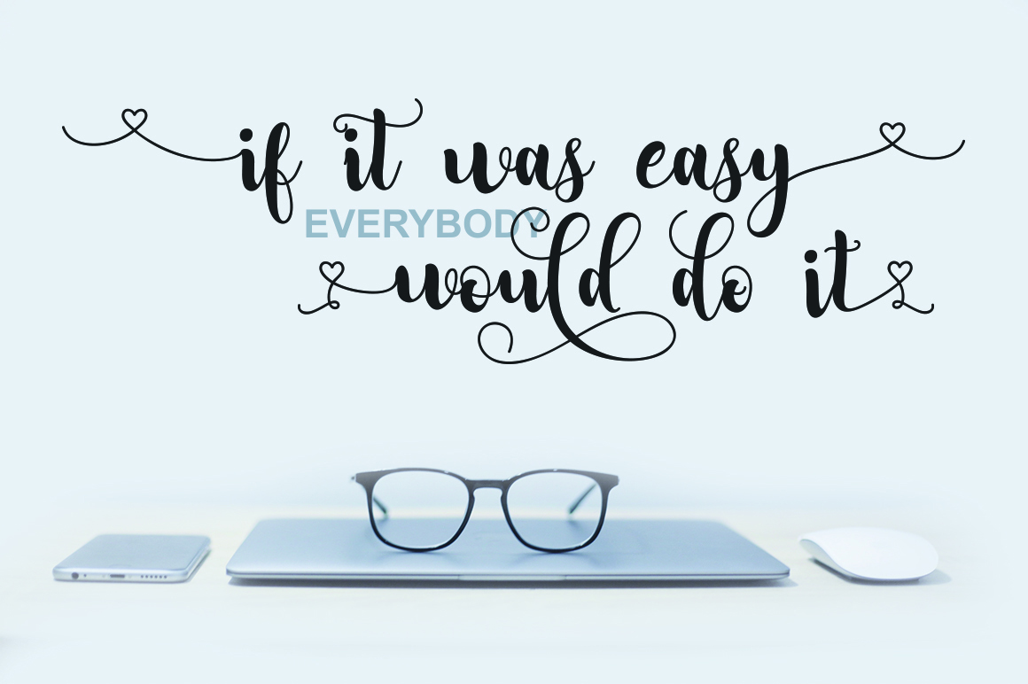 Adreena Script Font - Preview 2