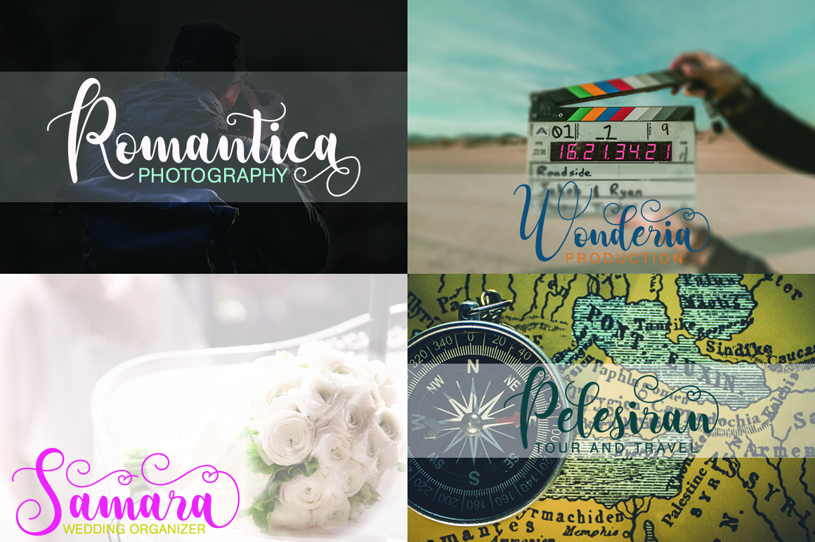 Adreena Script Font - Preview 4
