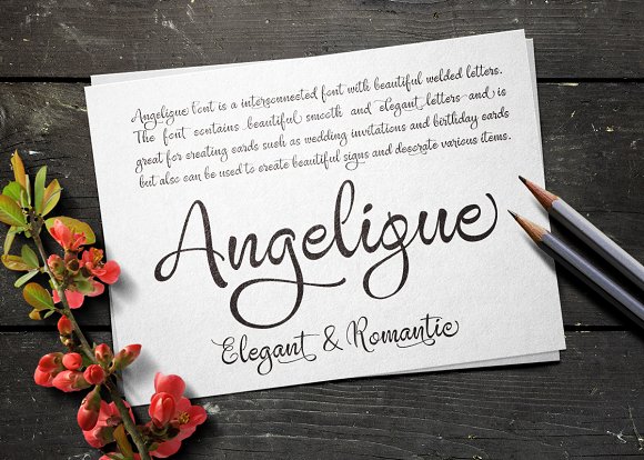 Angelique Font - Preview 1
