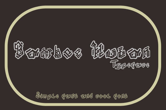 Bamboe Hutan Font - Preview 2