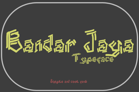 Bandar Jaya Font - Preview 1
