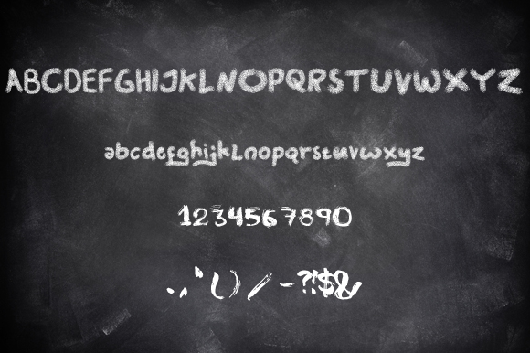 Chalk Thoelis Font font preview - 3