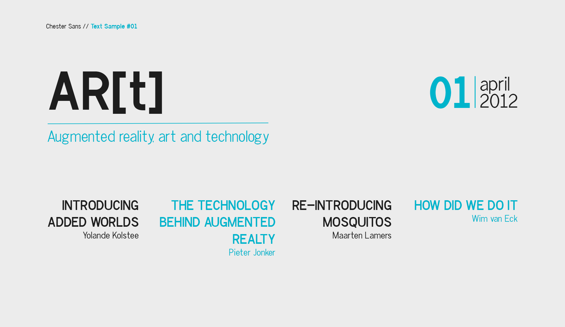 Chester Sans Font - Preview 3