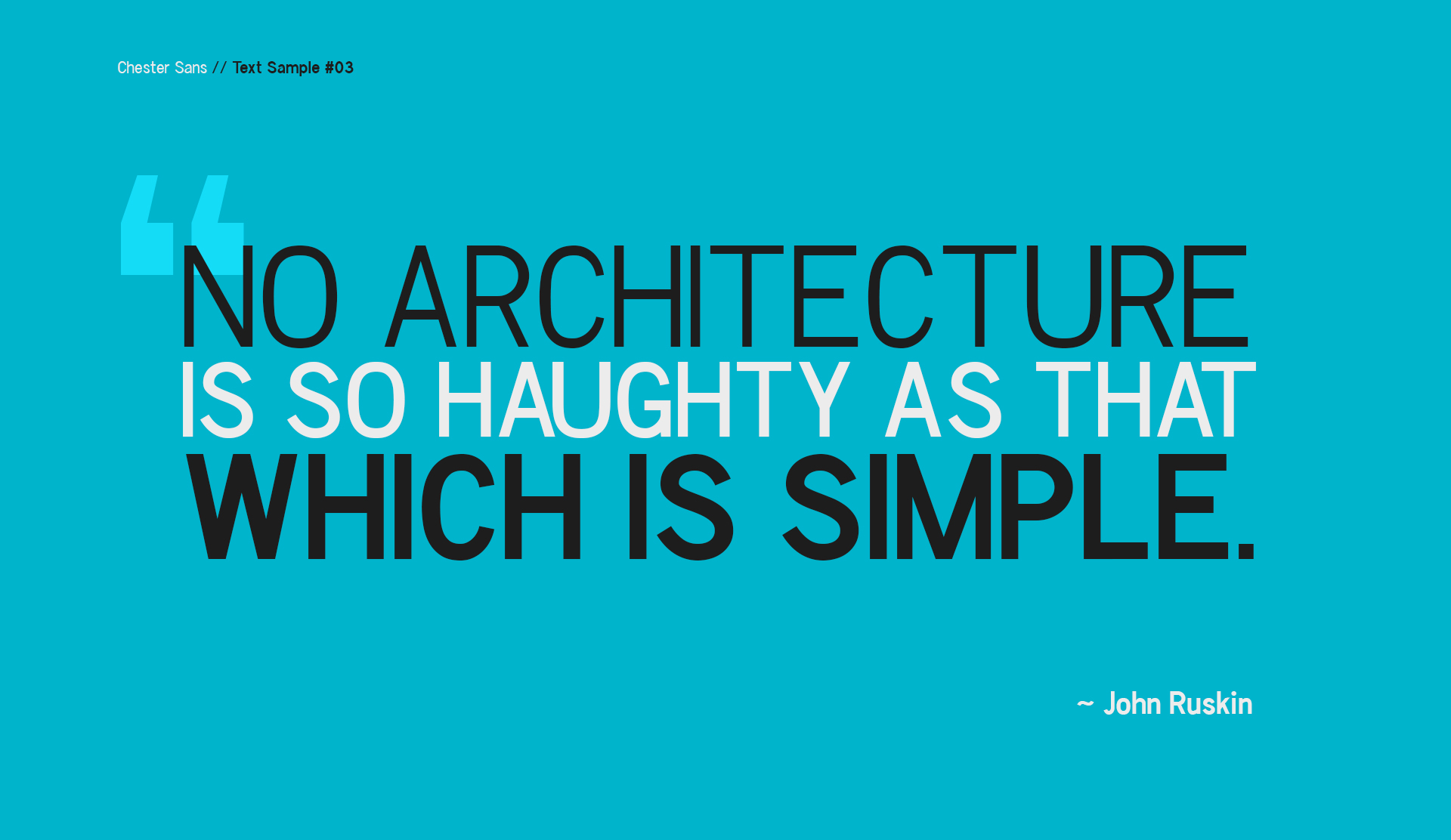 Chester Sans Font - Preview 5