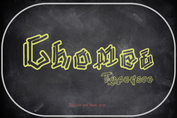 Chomet Font - Preview 1