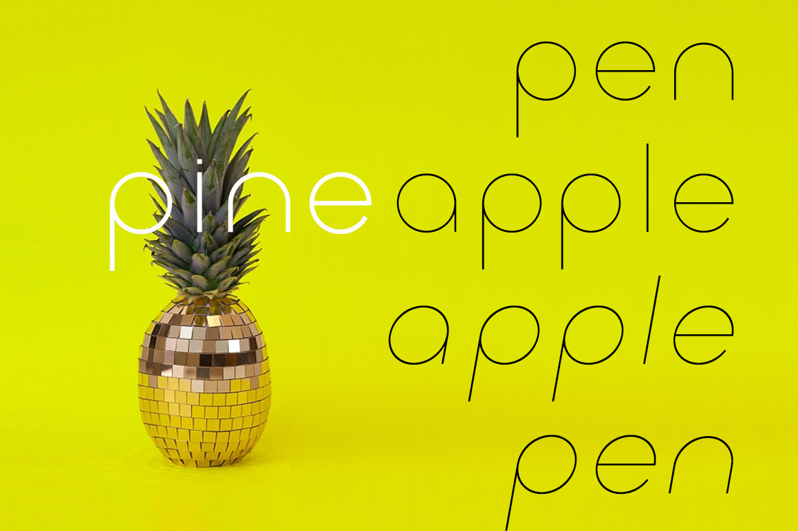 Click Thin Pack Font - Preview 1