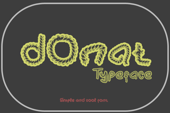 Donat Font - Preview 1