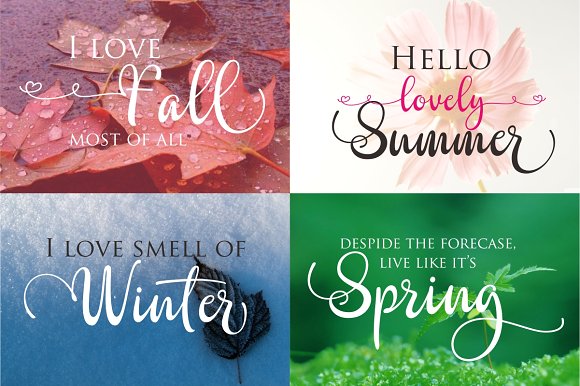Kayleight Font PNG with transparent background - Preview 2