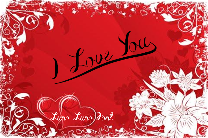 Luna Luna Font PNG with transparent background - Preview 3
