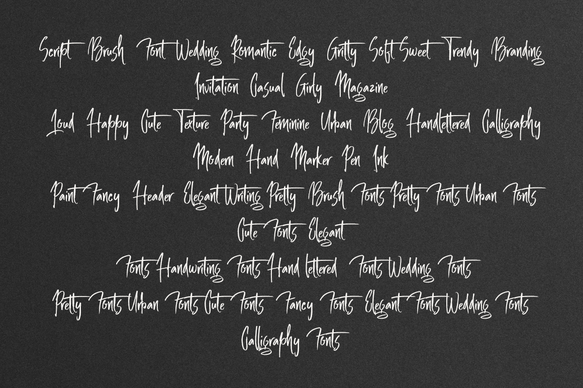 Manifesto Font PNG with transparent background - Preview 4