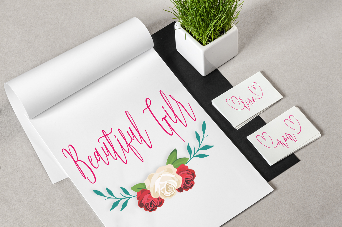 Moonttella Font PNG with transparent background - Preview 1