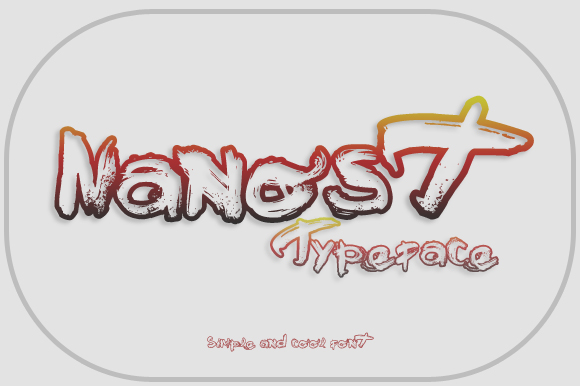 Nanost Font PNG with transparent background - Preview 1