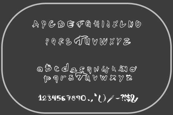 Nanost Font PNG with transparent background - Preview 2