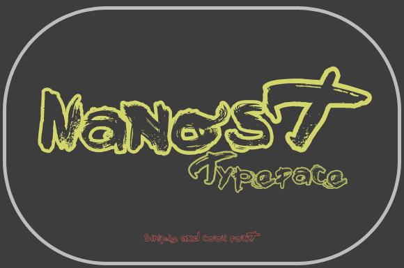 Nanost Display Font By Gblack Id