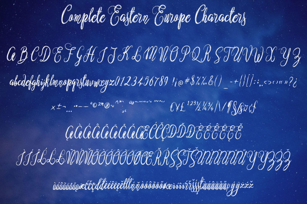 Nostar Font PNG with transparent background - Preview 4