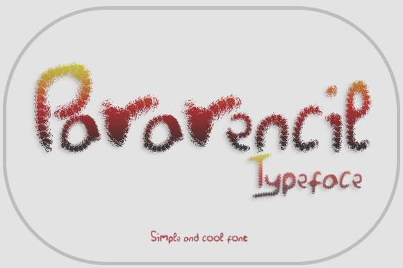Pararencil Font PNG with transparent background - Preview 2