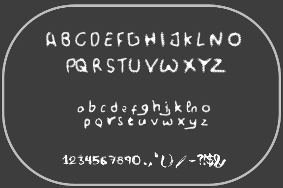 Pararencil Font PNG with transparent background - Preview 3