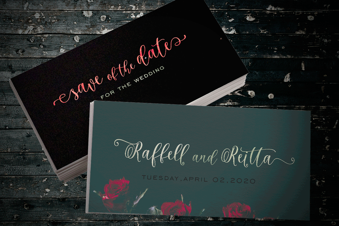 Rositha Font PNG with transparent background - Preview 2