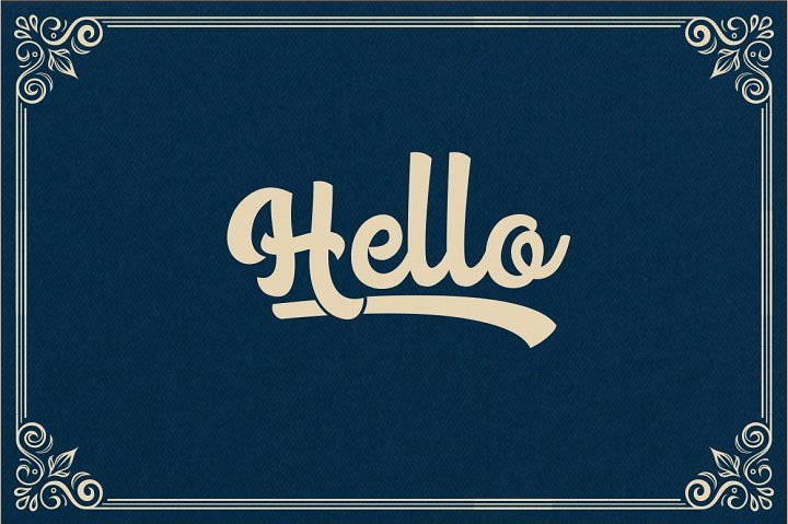 Rock 'n Doll Font PNG with transparent background - Preview 1