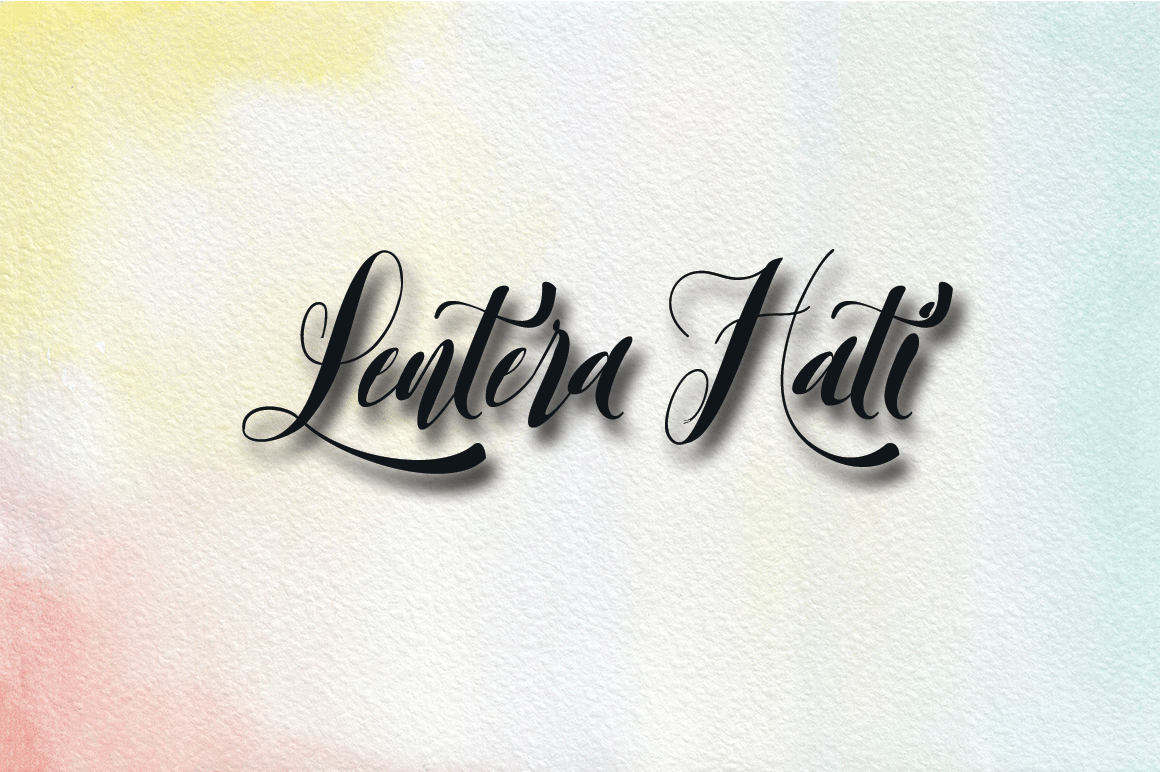 Romantis Momen Font PNG with transparent background - Preview 2