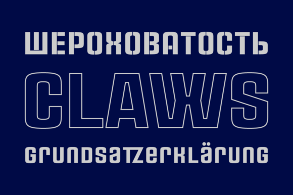Rauda Family Font PNG with transparent background - Preview 3
