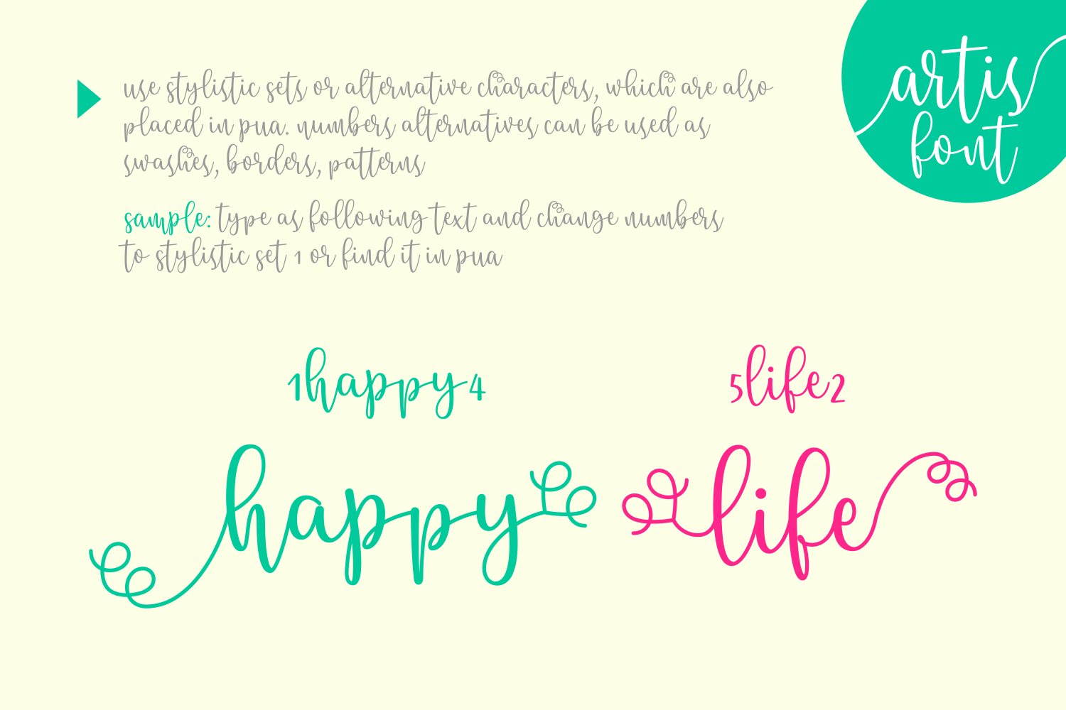 Artis Font - Preview 4