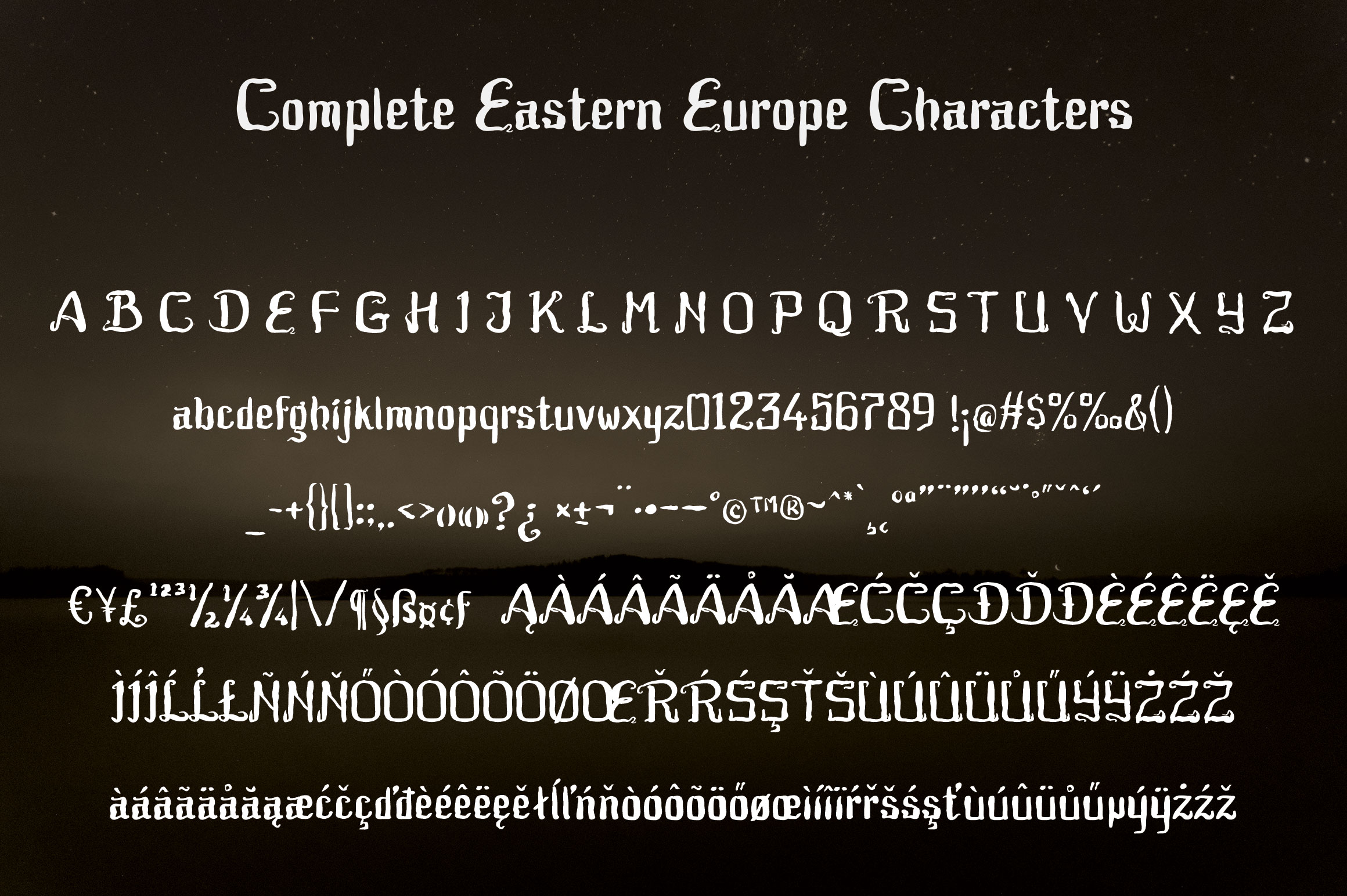 Asteroidea Font - Preview 5