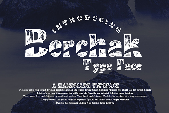 Berchak Font - Preview 1