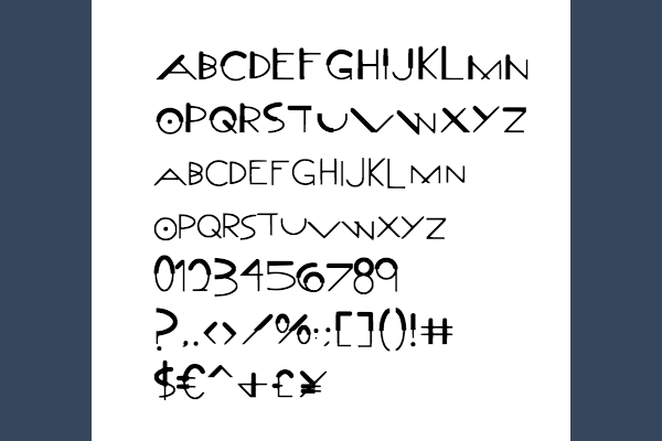 Callout Post Font - Preview 1