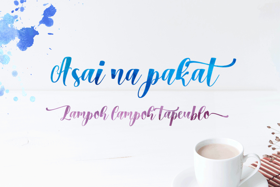 Chatting Font - Preview 4