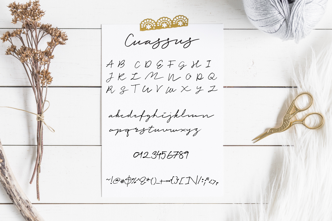 Cuassus Font - Preview 5