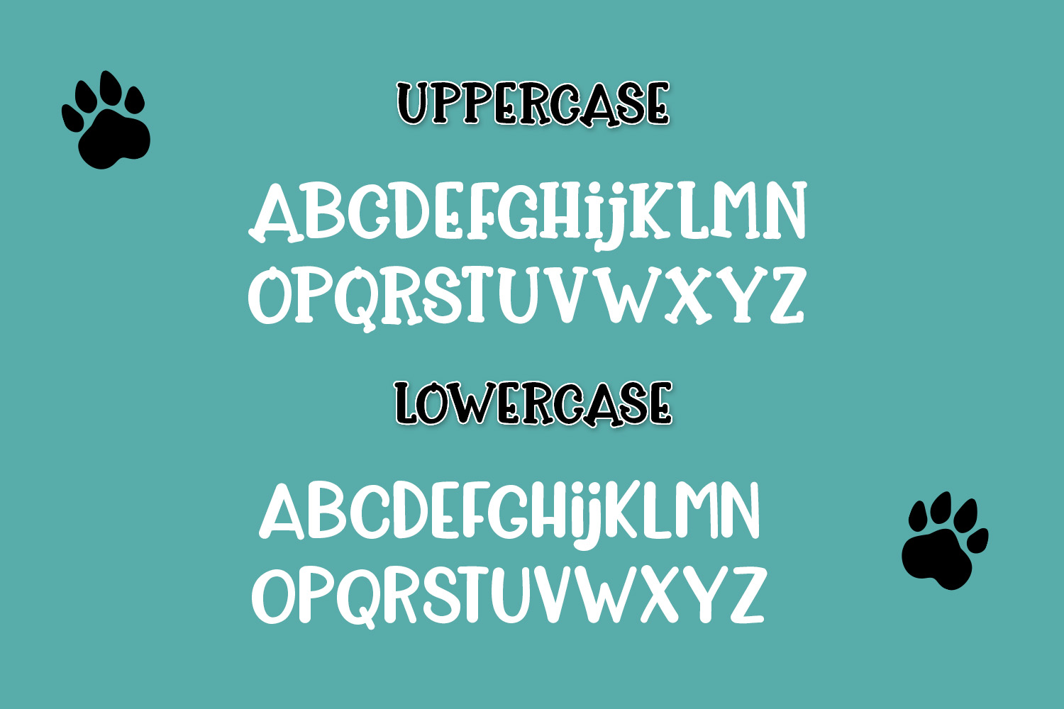 Delightful Dog Font - Preview 1