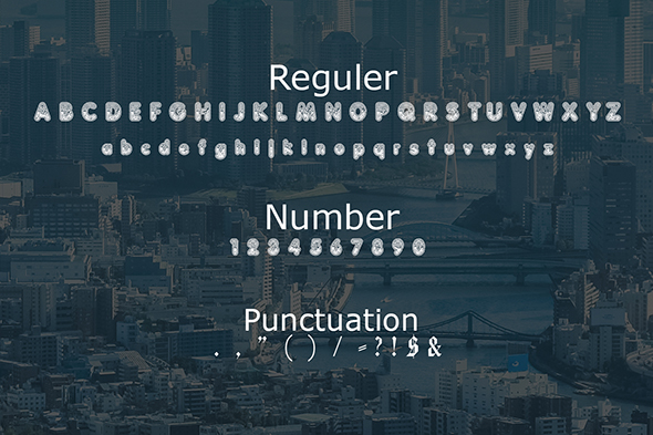 Doelines Font PNG with transparent background - Preview 1
