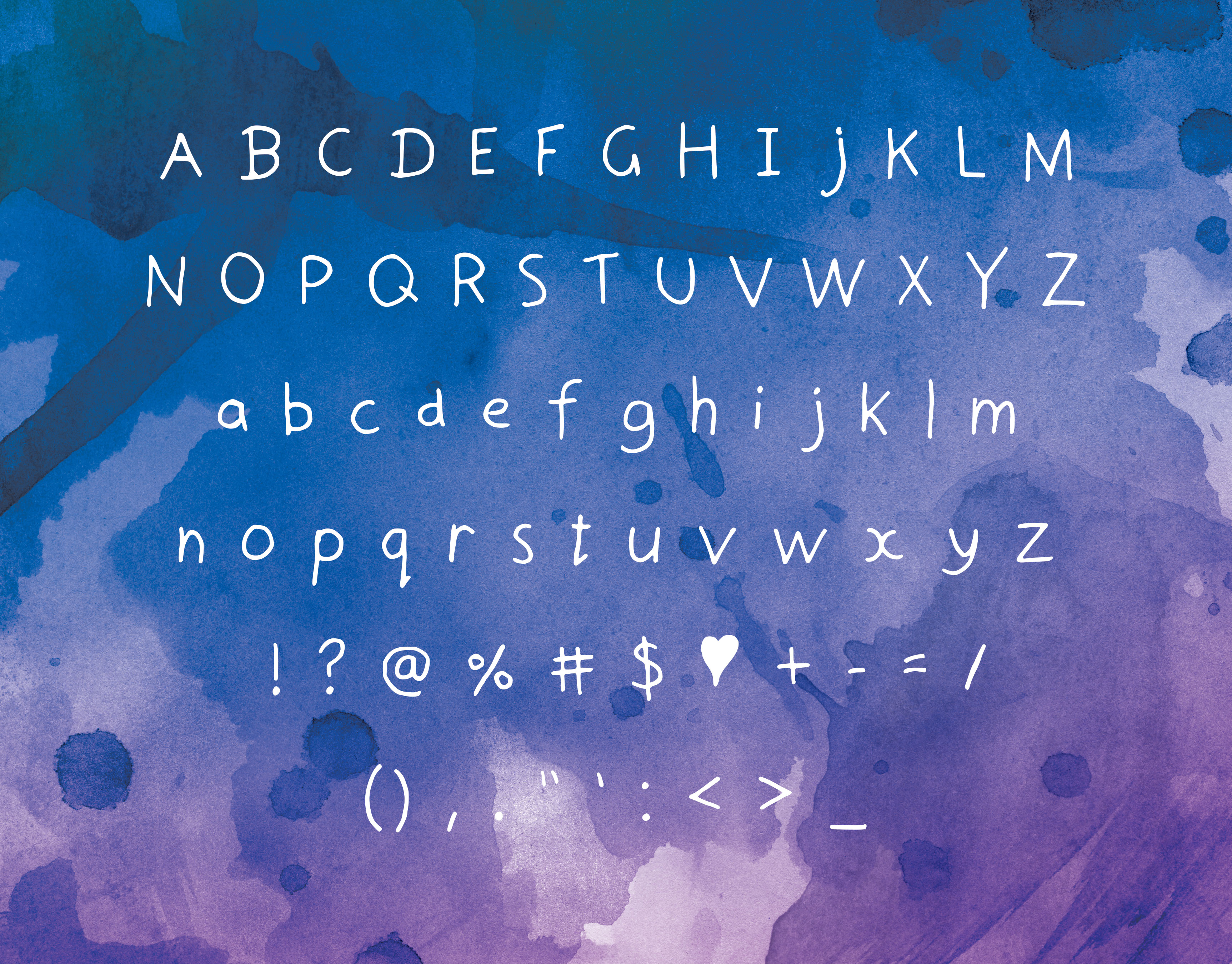 Doodle Head Font - Preview 1