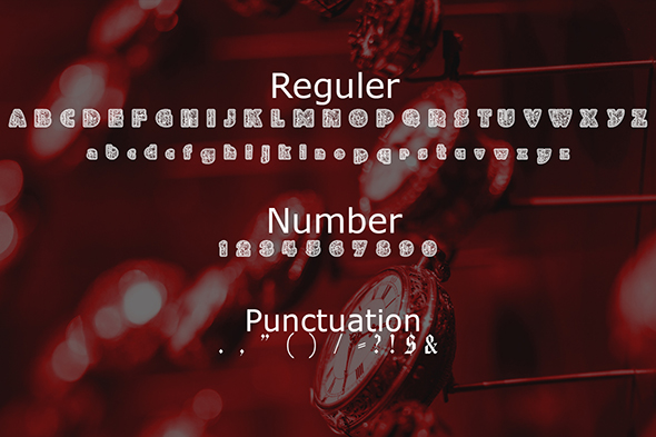DryWood Font PNG with transparent background - Preview 2