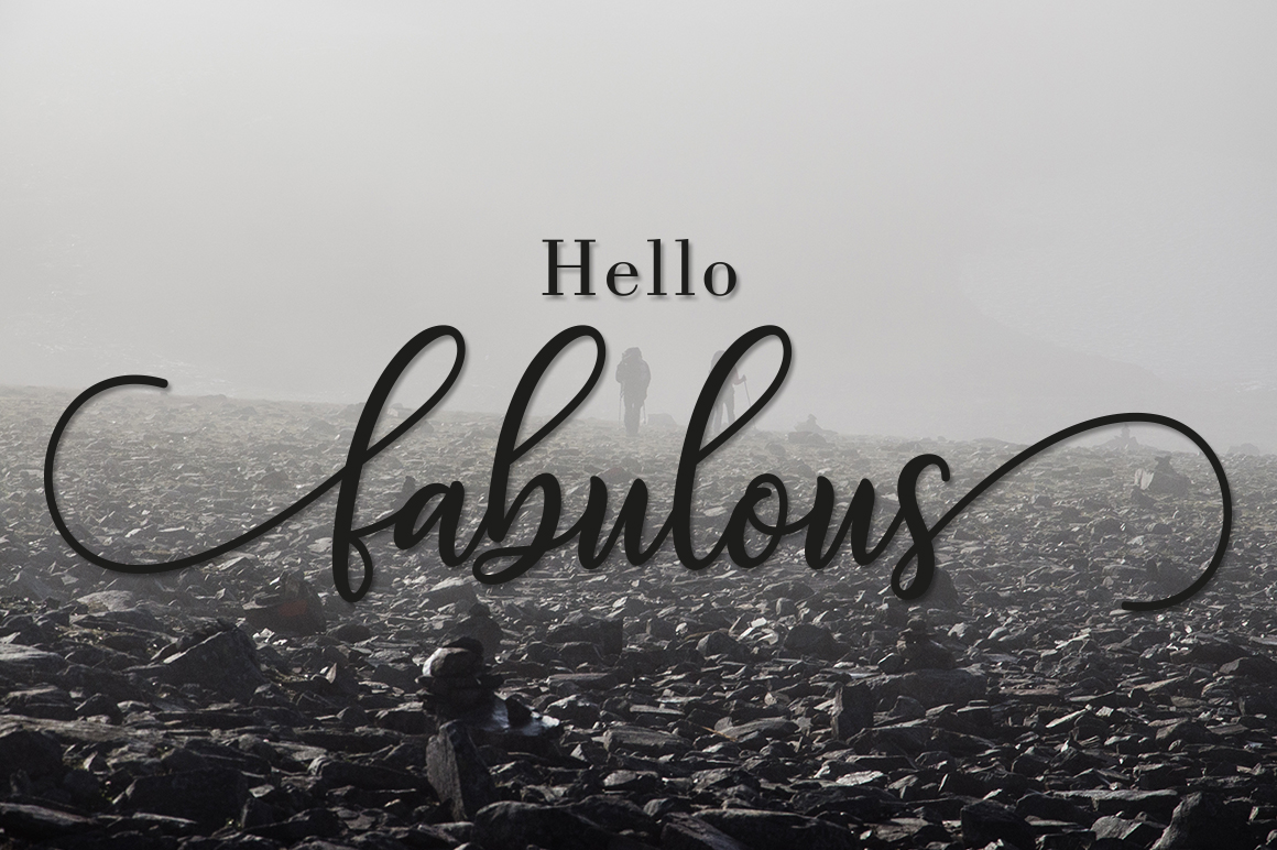 Fabulous Script Font - Preview 1