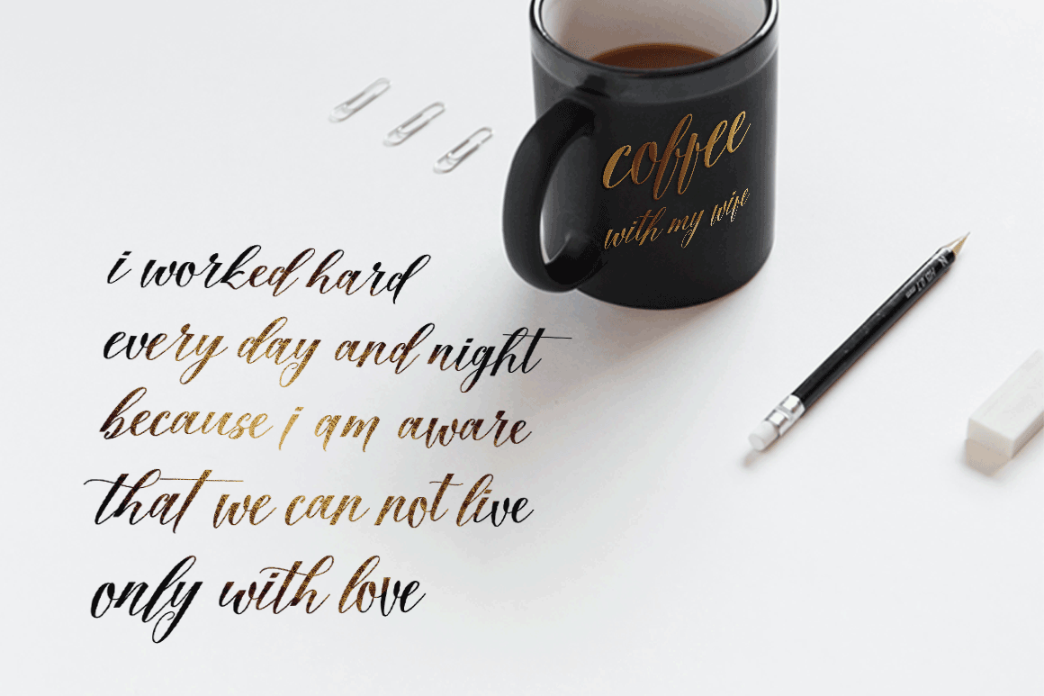 Fadhil Font PNG with transparent background - Preview 2