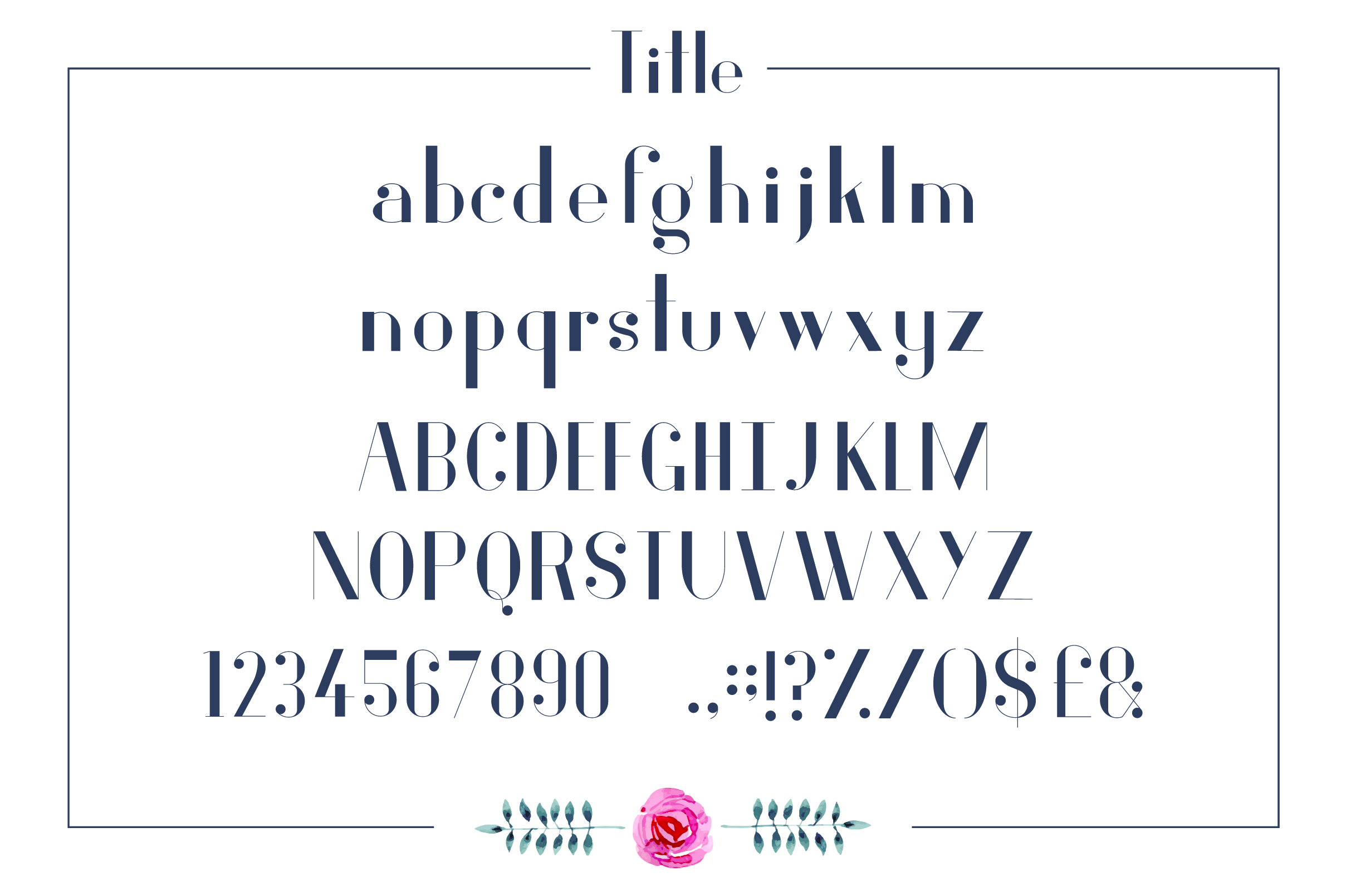 Fiore Font - Preview 1