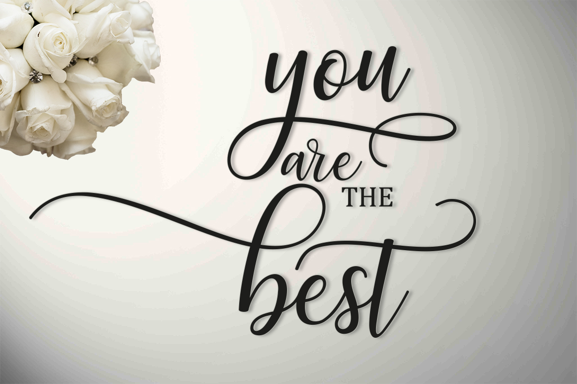 Galatia Script Font PNG with transparent background - Preview 1
