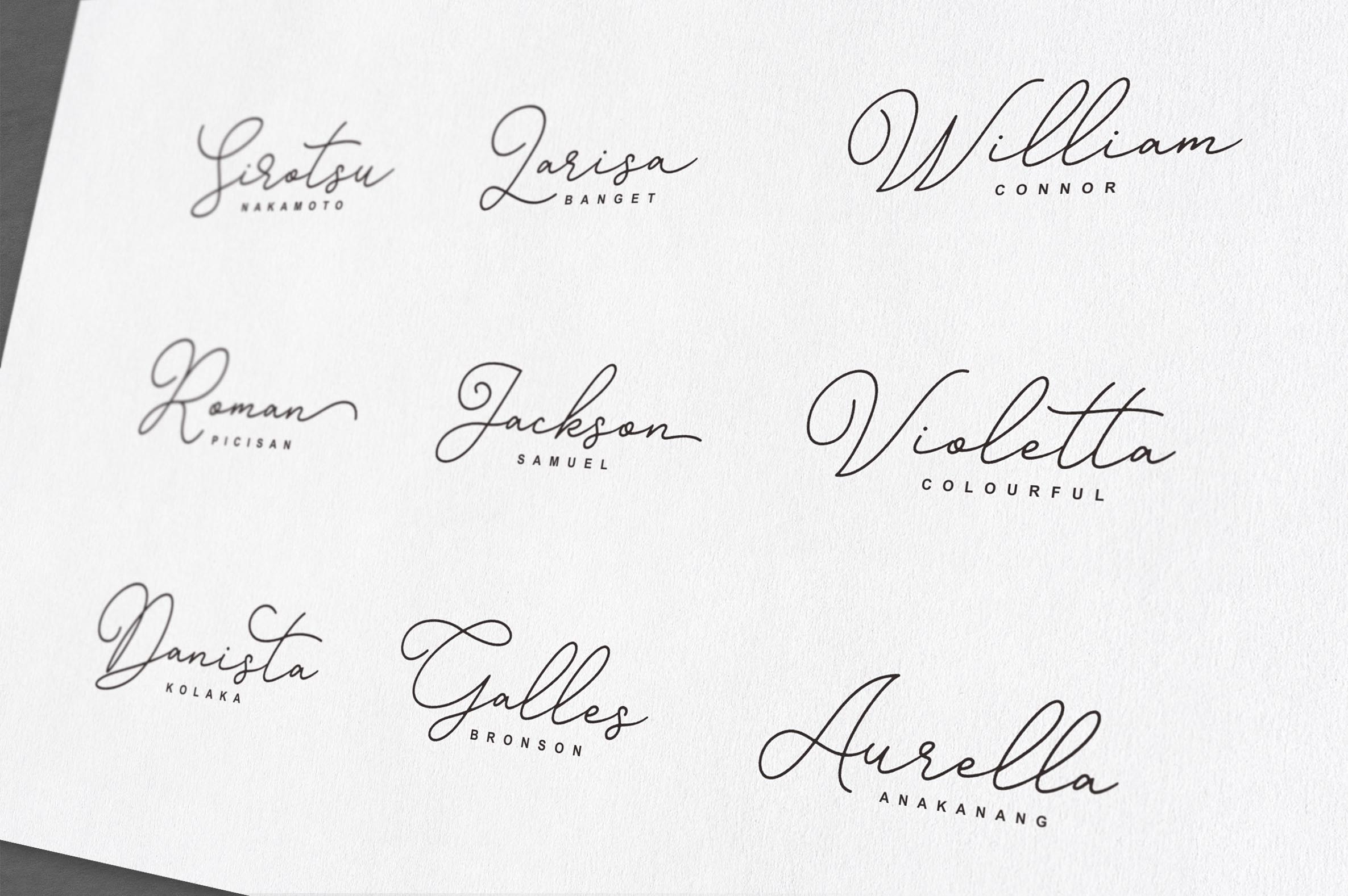 Gisellia Font PNG with transparent background - Preview 2