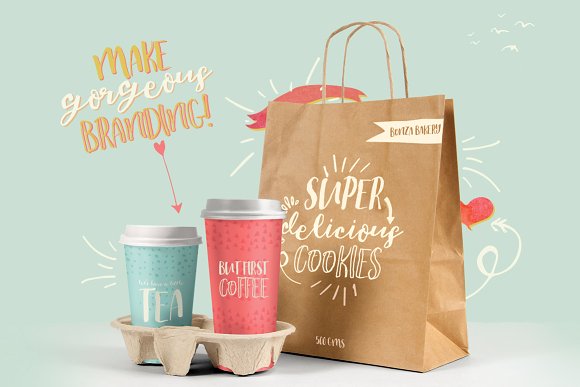 Hot Chips Font PNG with transparent background - Preview 1