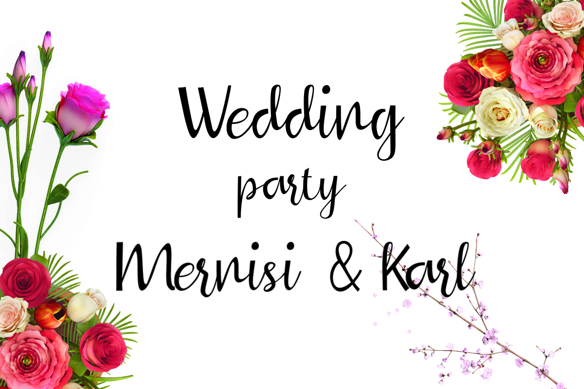 Kartina Script Font PNG with transparent background - Preview 3