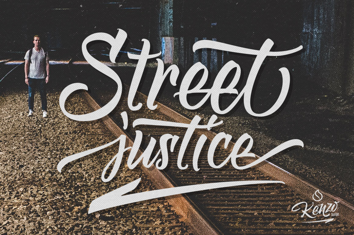 Kenzo Script Font font preview - 1