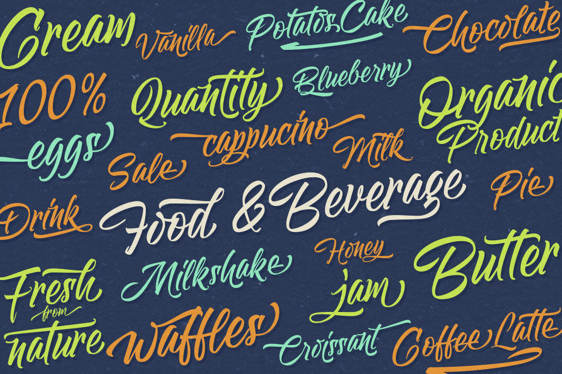 Kenzo Script Font font preview - 4