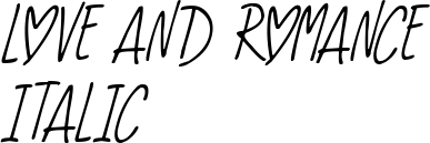love-and-romance-italic