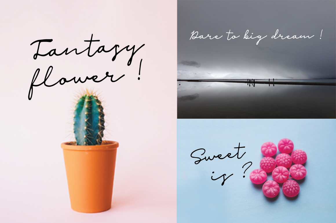 Malina Font PNG with transparent background - Preview 1