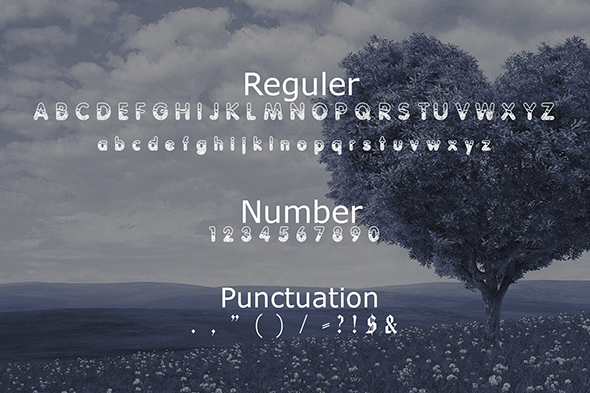 Mantrabs Font PNG with transparent background - Preview 1