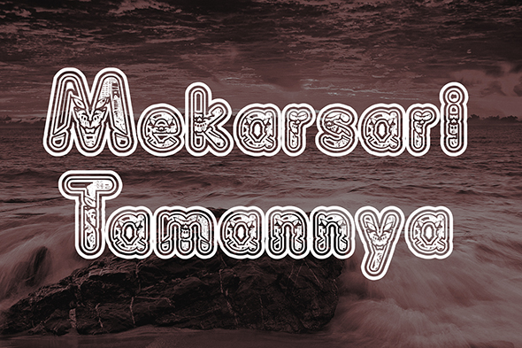 Mechar Font PNG with transparent background - Preview 2