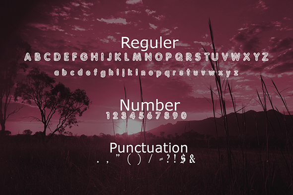 Moekamoe Font PNG with transparent background - Preview 1